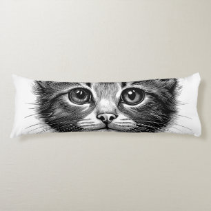 Cojín Esbozo adorable de gato joven