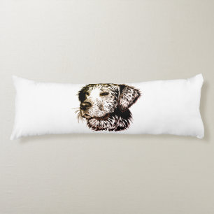 Cojín Esbozo de cachorro marrón