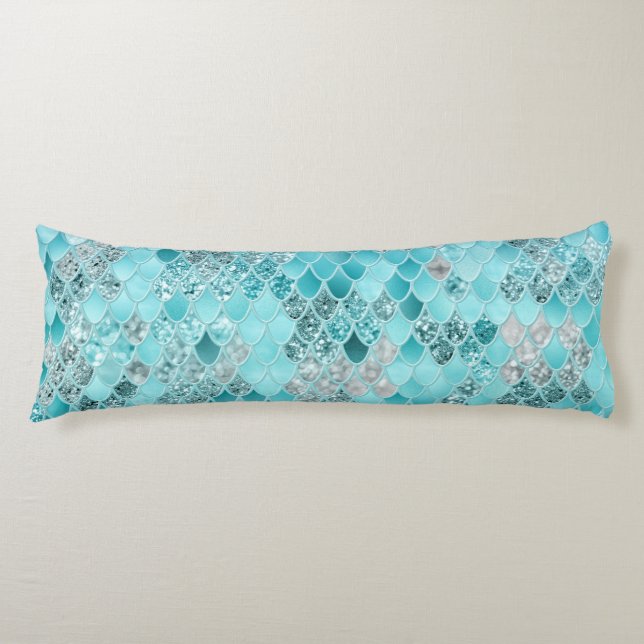 Cojín Escalas de sirenas de verano del Caribe 1 (Anverso)