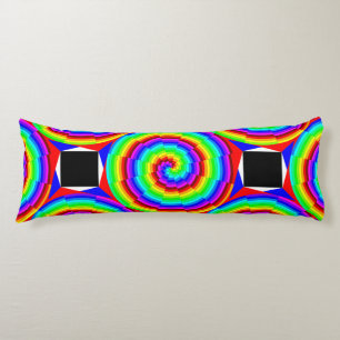 Cojín Espiral arcoiris de Kenneth Yoncich