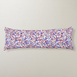 Cojín Espolvorines azules rojos patrióticos