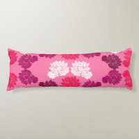 Estampa de tela de nenúfar rosa