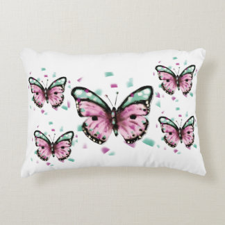 Cojín estampado con mariposa