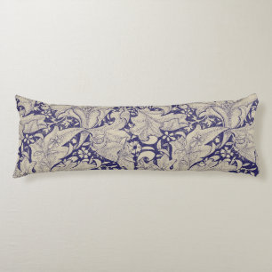 Cojín Estampado de Alhelí de William Morris Azul Antiguo