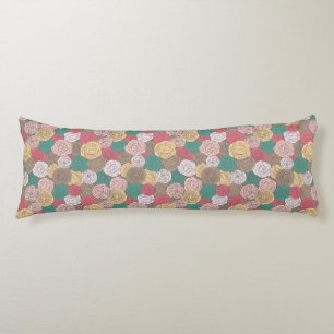 Cojín Estampado de flores elegante. Floral brillante