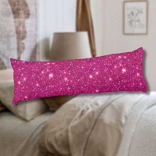 Cojín Estilo clásico de San Valentín con brillo rosa de