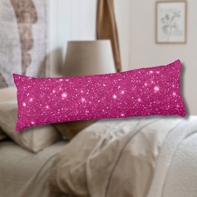 Cojín Estilo clásico de San Valentín con brillo rosa de  (Subido por el creador)