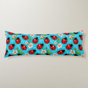 Cojín 🌸 Estilo Hogareño Acogedor Floral de Mariquita 🌸