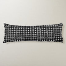 Estrella de Círculo Blanco y Negro con estampado