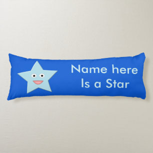 Cojín Estrella de la celebración azul brillante Personal