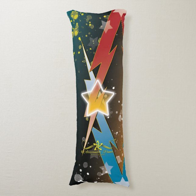 Cojín Estrellas de trueno (Frente vertical)