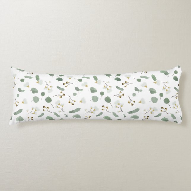 Cojín Eucalyptus Greenerenery Flores de Goma de Dólar Pl (Anverso)