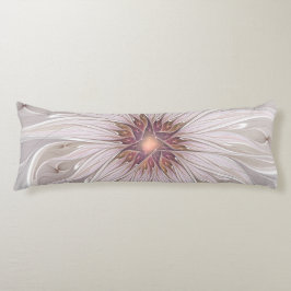 Cojín Fantasía floral, resumen Flor pastel moderna