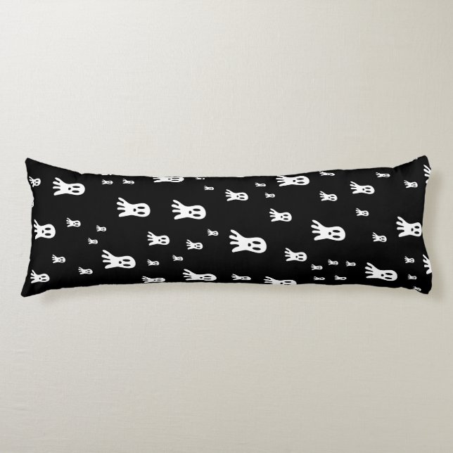 Cojín Fantasmas oscuros de Halloween (Anverso)