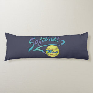 Cojín Fastpitch Softball Mom Athletic Tail