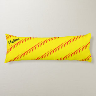 Cojín Fastpitch Softball Player Nombre personalizado/Dep