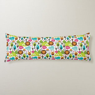 Cojín fauna retra del león del safari de los niños