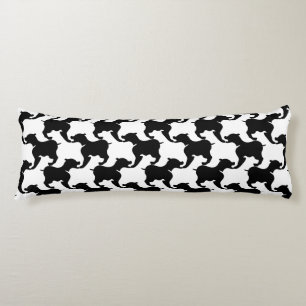 Cojín Faux-pié-de-poule con perros moda Body Pillow 2