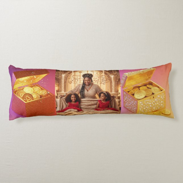 Cojín Felicidad Hada Ducha Nupcial Algodón (Reverso)