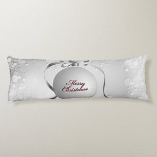 Cojín Feliz festival navideño con estrellas en plata