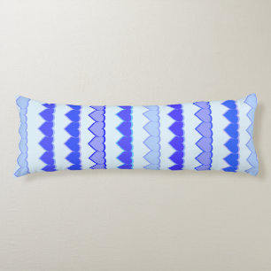 Cojín Filas de Corazones Azules