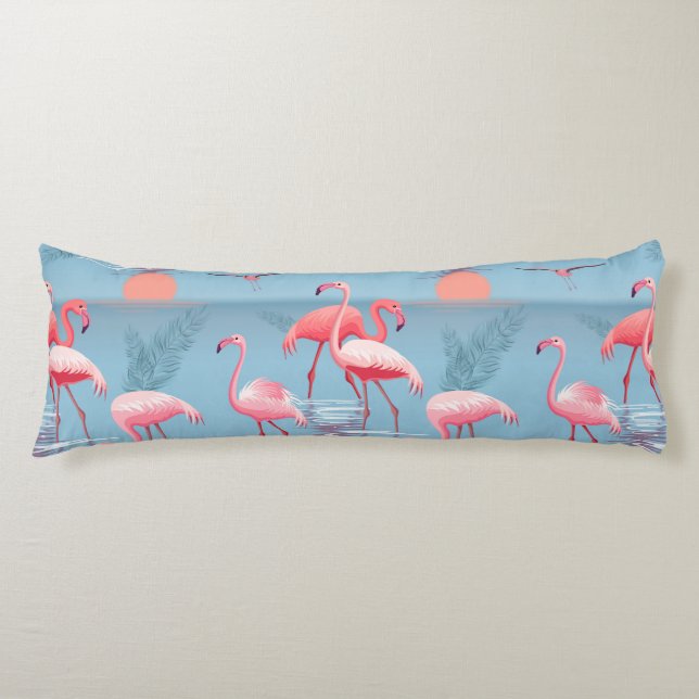 Cojín Flamingos Patrón 1 (Anverso)