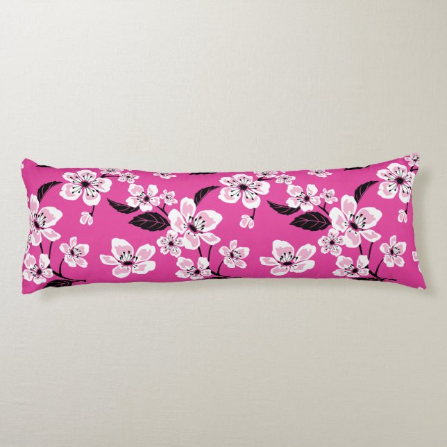 COJÍN FLOR DE CEREZO - SAKURA (ROSA) (Reverso)
