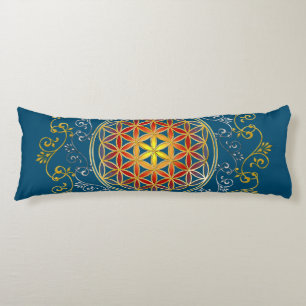 Cojín Flor de la Vida - Mandala Adornos Vintage 1