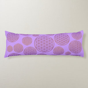 Cojín Flor de vida / Blume des Lebens - Violeta patrón