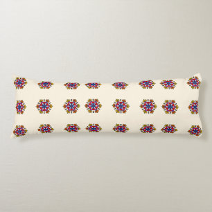 Cojín Flor Floral Espeluznante Geométrico