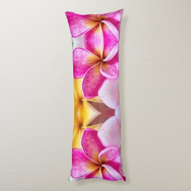 Cojín Flor rosa (Atrás (Vertical))