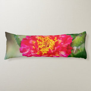 Cojín Flor rosa roja