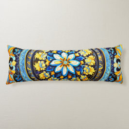 Cojín Floral mallónica española de origen romano