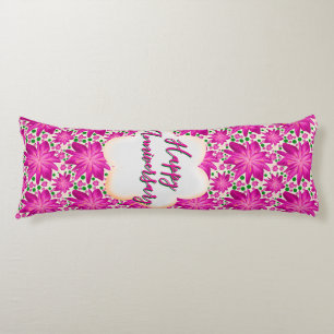 Cojín Floral rosa personalizado y personalizable