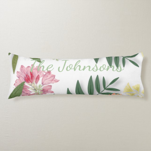 Cojín Floral tropical (Anverso)