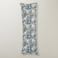 Floral vintage Blue toile de jouy