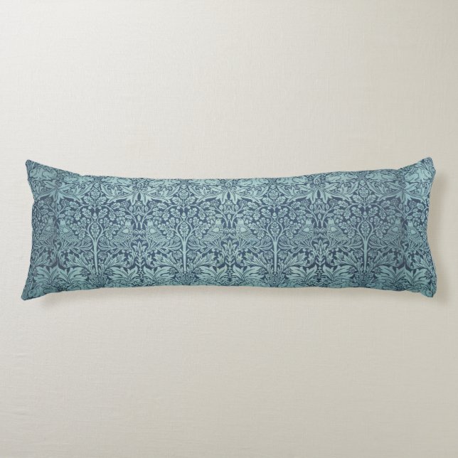 Cojín Flores Antiguas Pájaros William Morris Brer Conejo (Anverso)