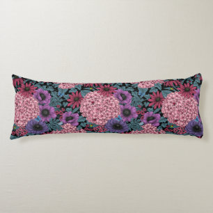 Cojín Flores de jardín en negrita