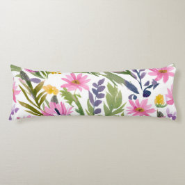 Cojín Flores de Primavera | Acuarela Floral Pastel Preci