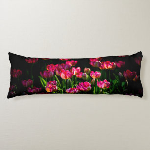 Cojín Flores rosadas del tulipán