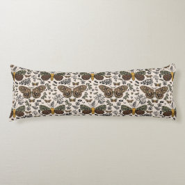 Cojín Flores silvestres bohemias modernas patrón abstrac