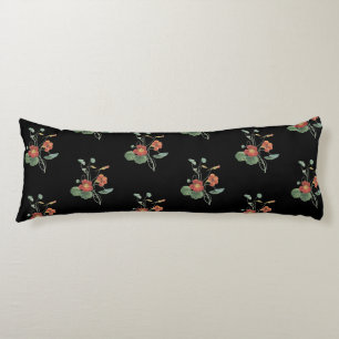 Cojín Flores Vintage Naranja Verde Amarillo Nastaturio