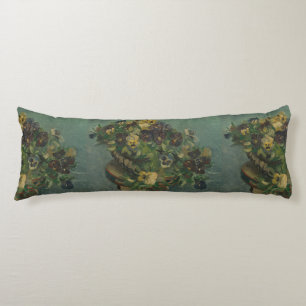 Cojín Flores vintage Van Gogh Cesta de Pansies Pillow