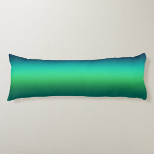 Cojín Fondo abstracto de gradiente verde turquesa modern