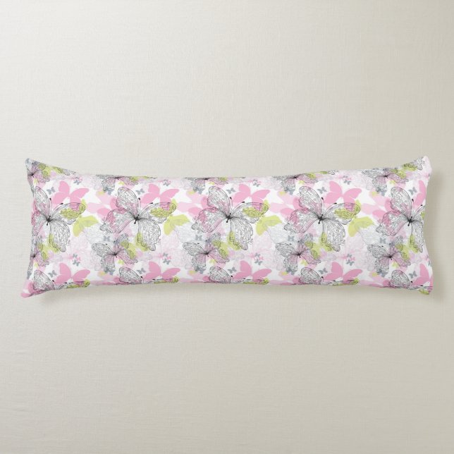 Cojín Fondo con la mariposa (Anverso)