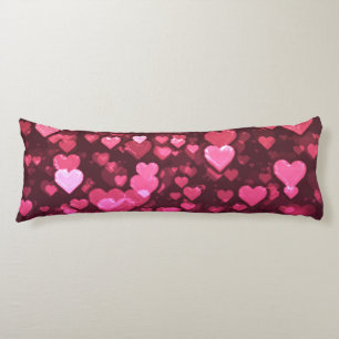 Cojín Fondo de pantalla de fondo digital de los corazone