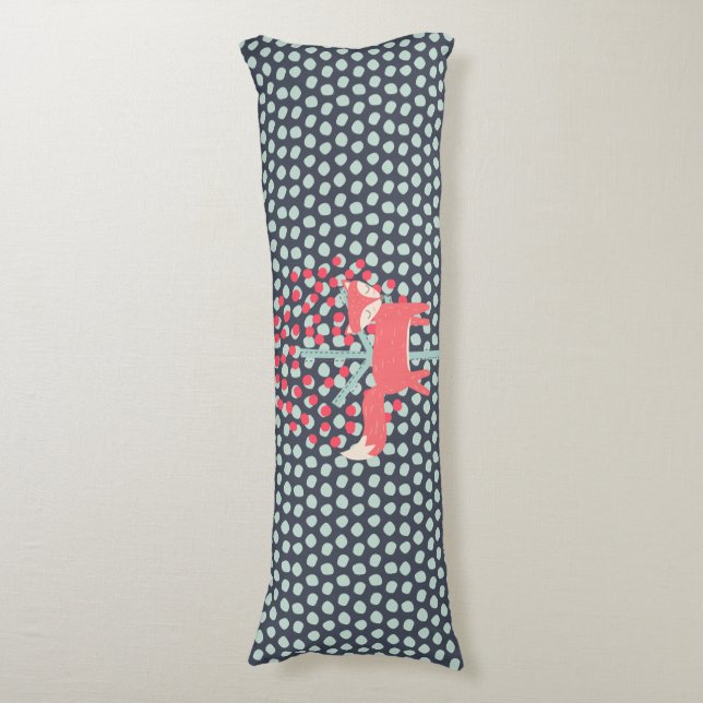 Cojín Fox retro (Frente vertical)