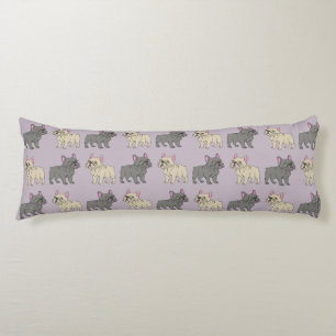 Cojín Frenchies, Morado