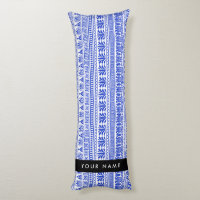 Fret griego, llave de meandro mixta, azul, tu nomb