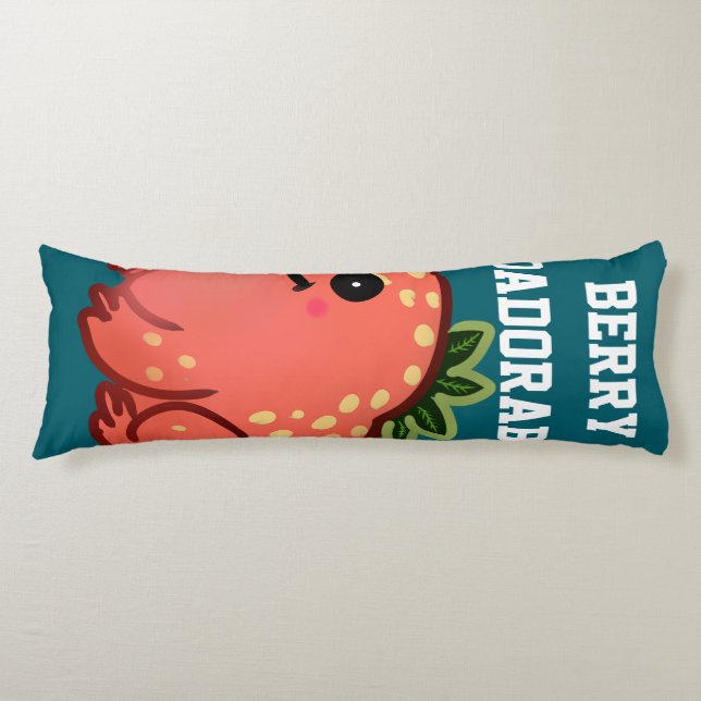 Cojín Frog Rana de Fresa Toadorable Personalizada  (Anverso)